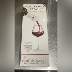 NEVER BEEN OPENED Phoenix Wine Purifier Starter Kit